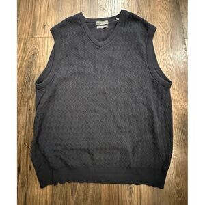 LYLE & SCOTT Scotland Sweater Vest Mens Extra Large Large 100% Combed Cotton